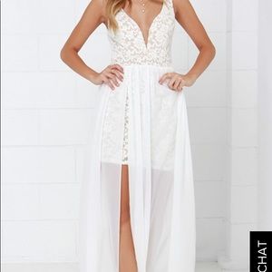 Lulus White Maxi Dress